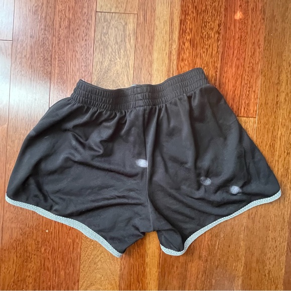 Champion Women's Athletic Shorts in Black with Gray Trim - Picture 2 of 3